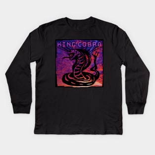 king cobra,snake Kids Long Sleeve T-Shirt